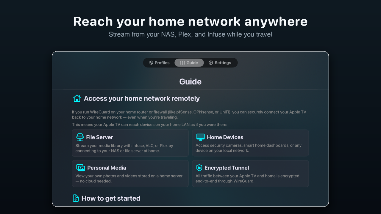 Reach your home network anywhere